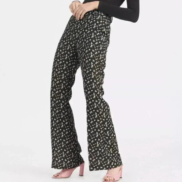 NWT Tanya Taylor Reese Wide Leg Flare Trouser Pants - Picture 7 of 7